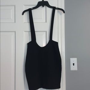 Skirt with suspenders